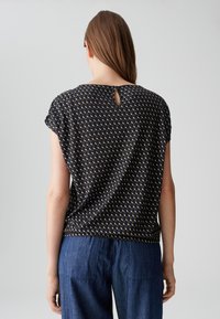 OPUS REGULAR FIT PRINT - Camicetta - coal blue