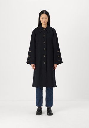YASQUARTZ BUTTON COAT - Klassisk kåpe / frakk - black