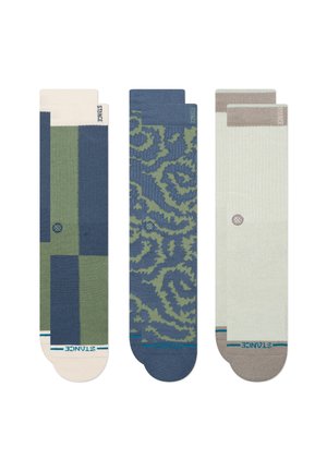 ALL TERRAIN CREW 3 PACK UNISEX - Șosete - green