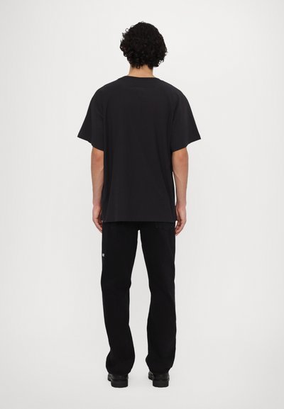 MM6 Maison Margiela Μπλουζάκι με στάμπα - washed black