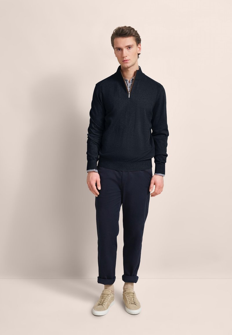 bugatti Maglione Uomo Scollo a V, Azzurro 320, S