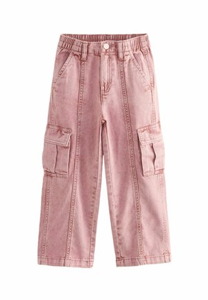 WIDE  - Laisvo kirpimo džinsai - pink