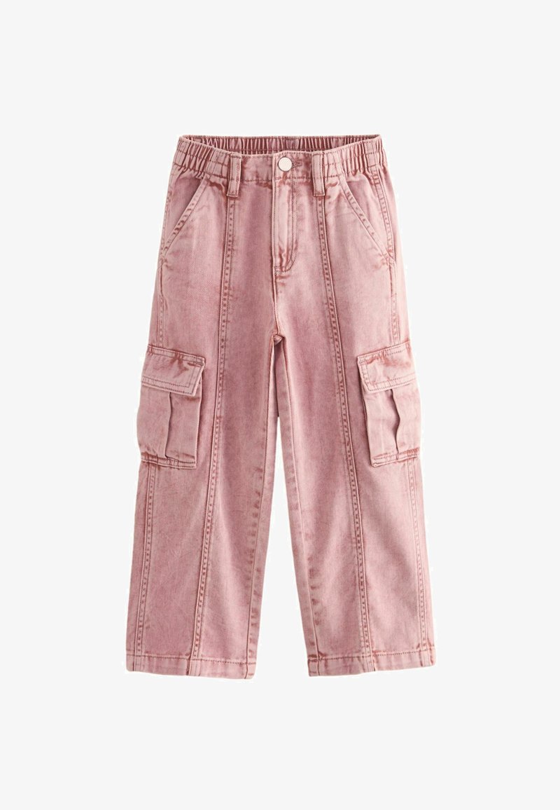 Next WIDE - Laisvo kirpimo džinsai - pink