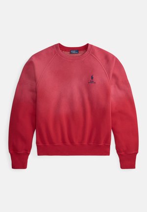 LOGO OMBRÉ FLEECE CREWNECK
 - Sweatshirt - begonia red