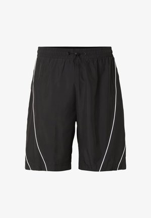 Urban Classics, PIPING TRACK SHORTS - Lühikesed püksid - black