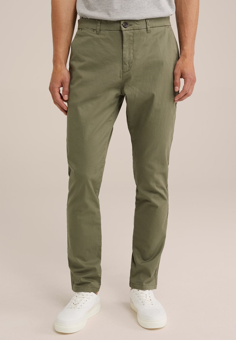 WE Fashion FUNDAMENTALS - Vászonnadrágok - green
