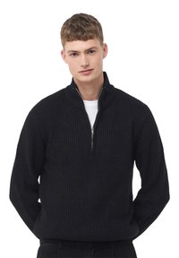 Terranova CON HALF ZIP - Maglione - nero
