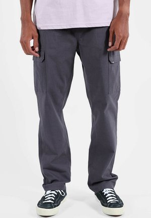 SMOKO - Pantalon cargo - caviar
