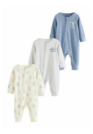 REGULAR FIT - TWO WAY ZIP 3 PACK - Alvóruha - blue milk club