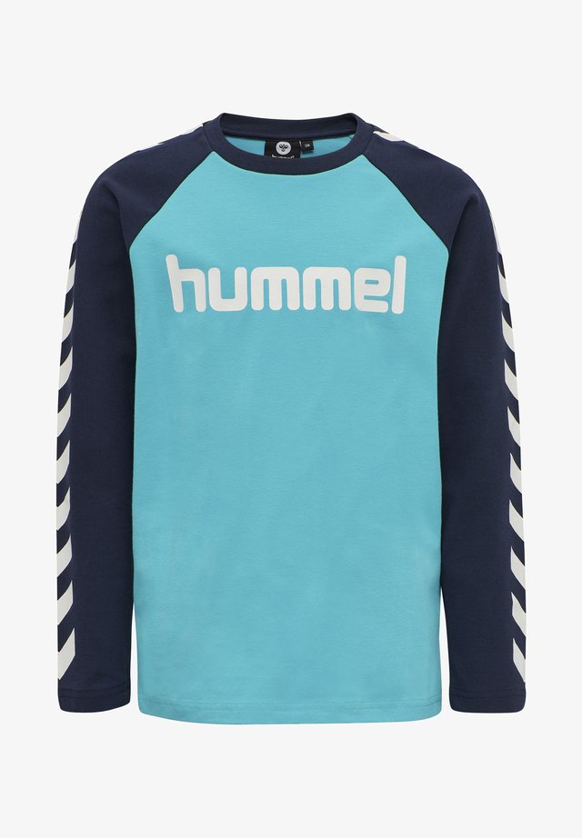 Langærmede T-shirts - scuba blue