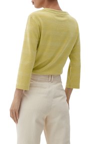 s.Oliver STRUKTUR - Longsleeve - gelb