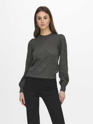 JDYRUE - Strikkegenser - dark grey melange