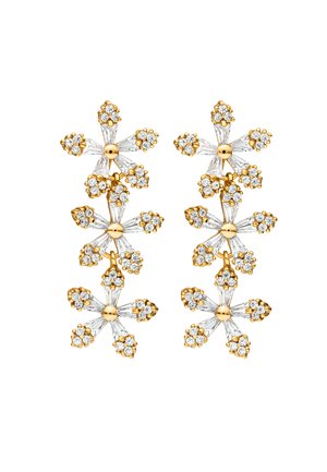 Náušnice - goldfarbend