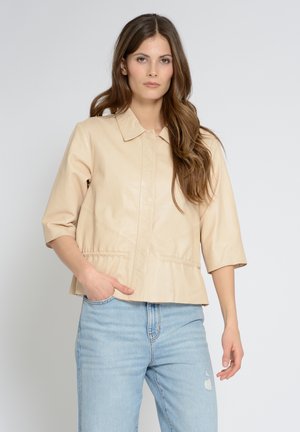 Maze Lederjacke - ivory