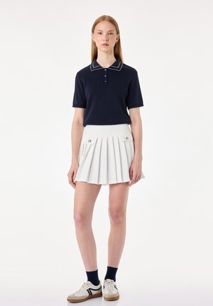 Koton, SHORT SLEEVE POLO NECK SWEATER . - Polo - dark blue