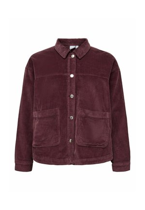 Vero Moda Curve, VMCJAMIE LS CORDUROY SHACKET MIX CUR - Veste mi-saison - winetasting