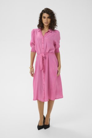 Kaffe KAEMINE BUTTON DOWN TIE - Kreklkleita - pink power