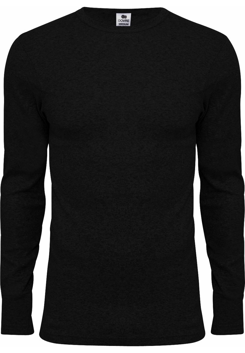 Dovre LÅNGÄRMAD - Undershirt - black