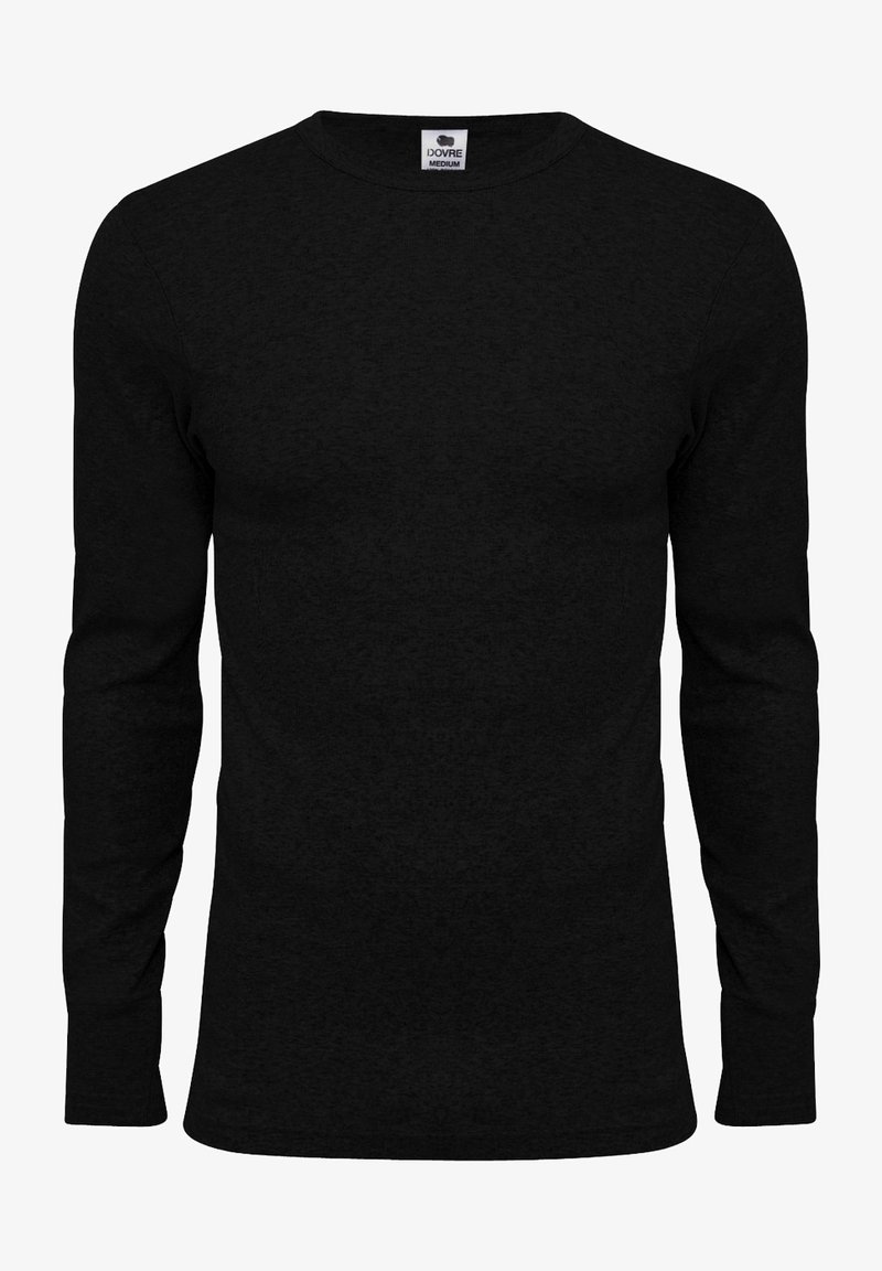 Dovre LÅNGÄRMAD - Undershirt - black
