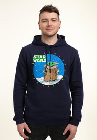 Star Wars STAR WARS THE MANDALORIAN SNOW BABY LIGHTS - Sweatshirt - navy blue