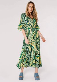 Apricot RETRO SWIRL - Maxikleid - green