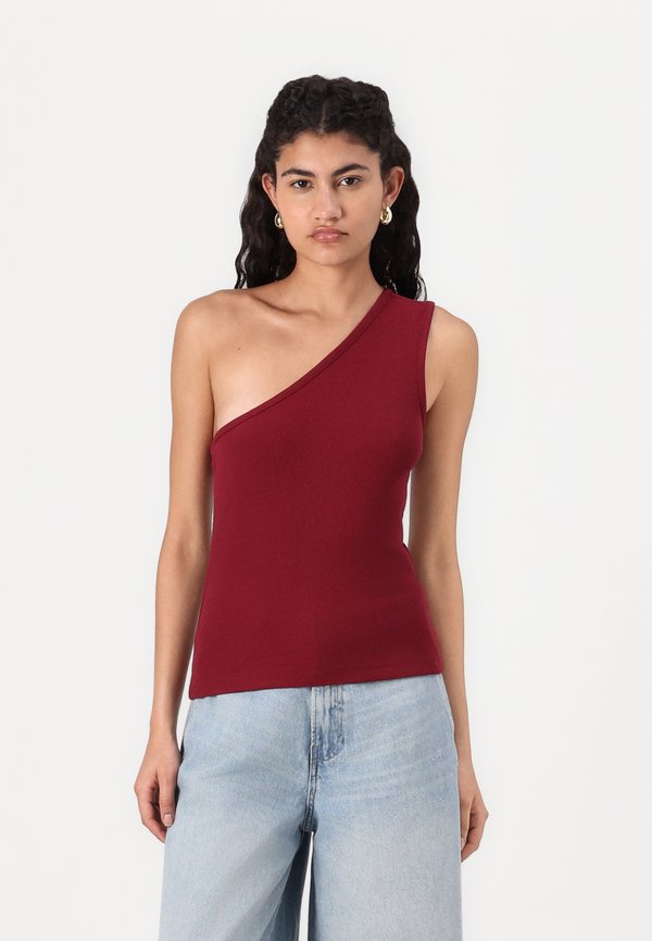 JXFUNDA ONE SHOULDER - Top - cabernet
