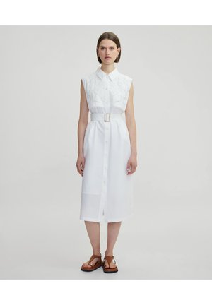 EMBROIDERED - Shirt dress - white