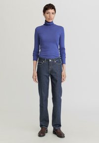 hessnatur Langarmshirt - irisblau