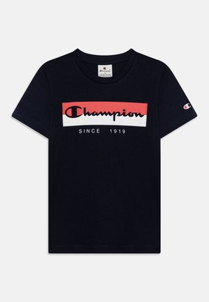 Champion GRAPHIC CREWNECK UNISEX - T-shirt imprimé - new navy