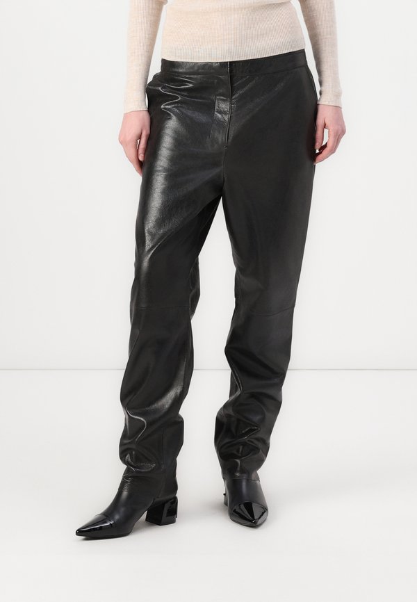 ANJI - Leather trousers