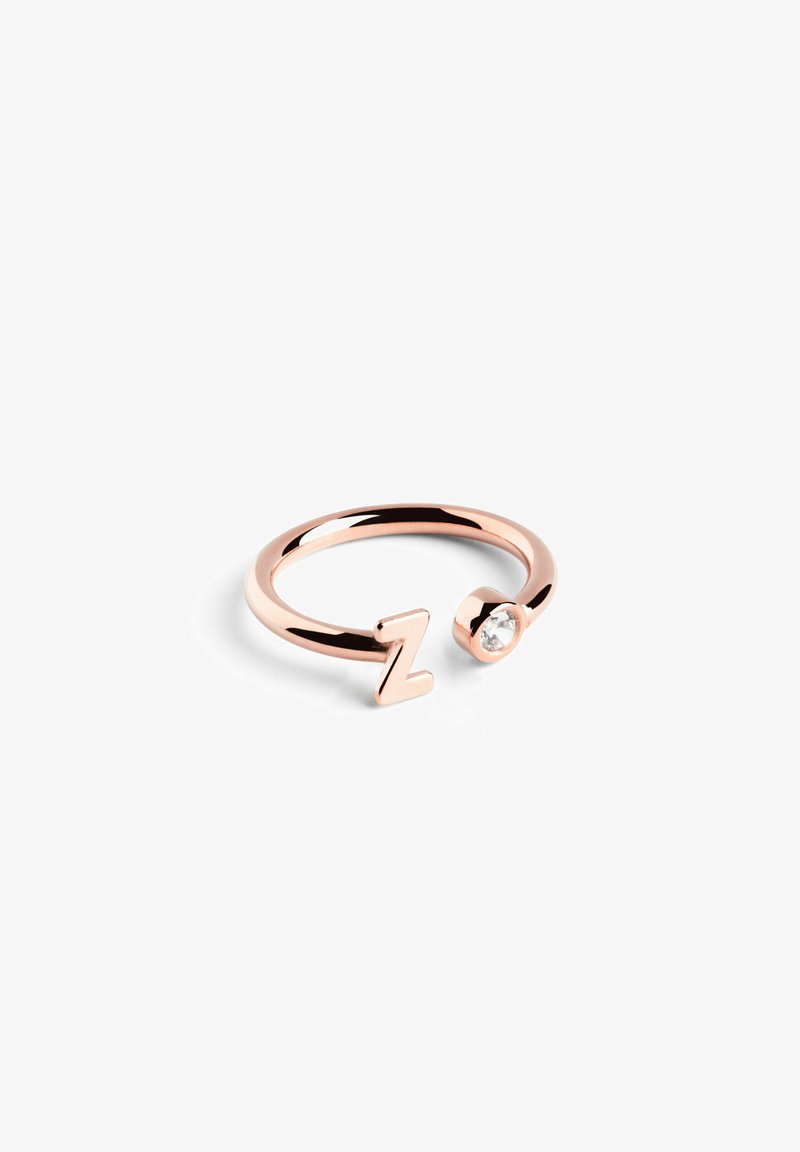 Singularu PERSONALIZADO LETTER - Anillo - letra z oro rosa
