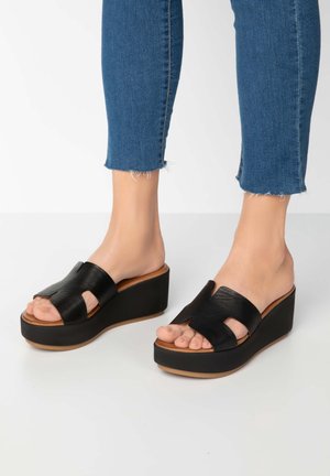 Inuovo Mules à talons - black