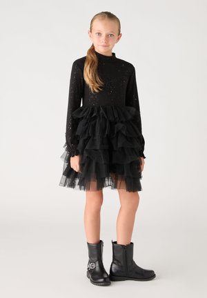 Terranova, ABITO CON APPLICAZIONI - Vestito elegante - nero
