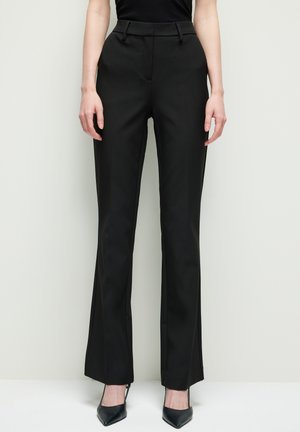 WITH SIDE POCKET - Stoffhose - black