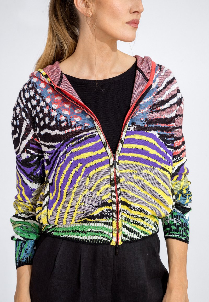 Ivko - WAVE MOTIF - Bomber stiliaus striukė - emerald, Padidinti