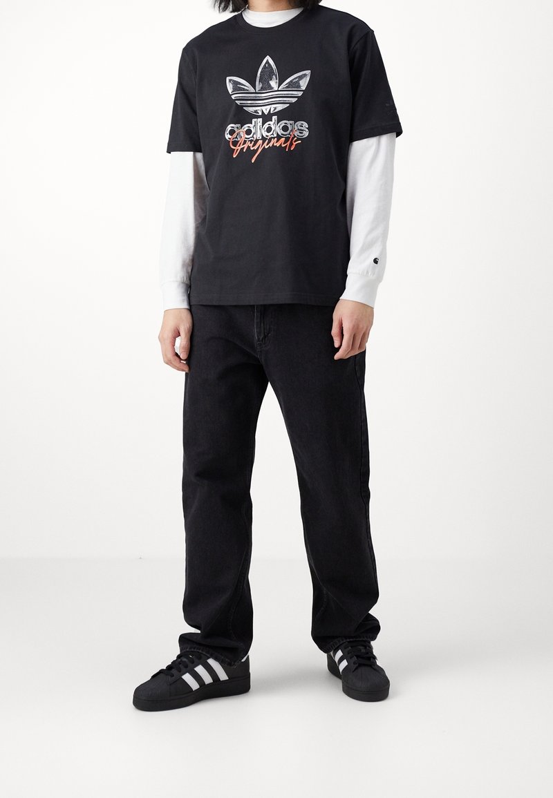 adidas Originals T-shirt con stampa black/nero (Second hand