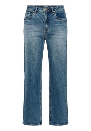 Gestuz, JADE - Straight leg jeans - washed mid blue