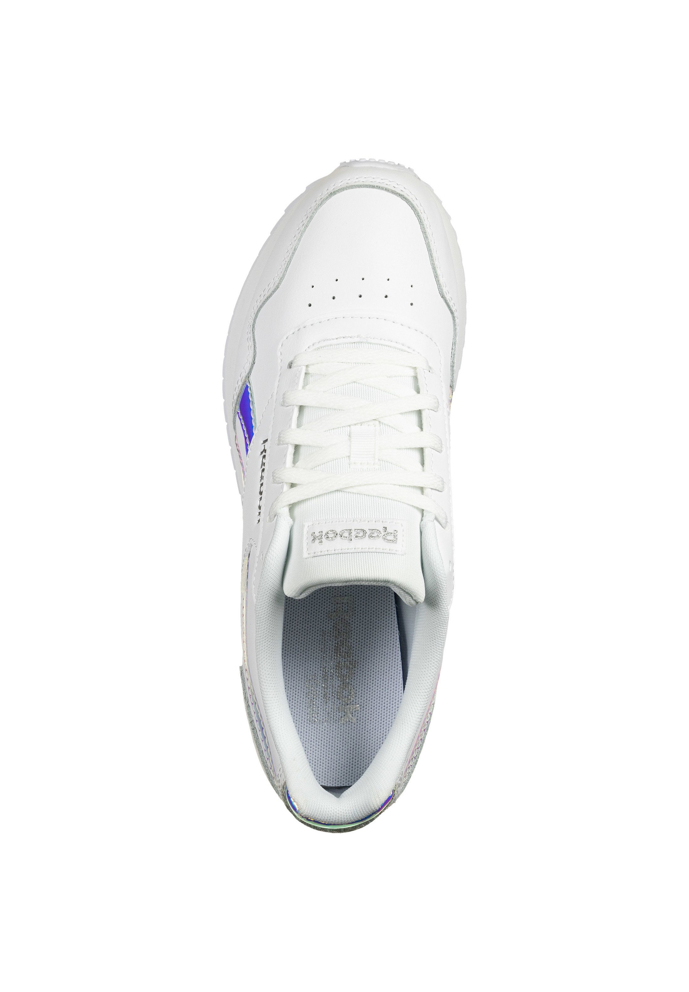 Reebok Classic REEBOK ROYAL GLIDE RIPPLE CLIP SHOES - Baskets basses -  white silver metallic white/blanc - ZALANDO.FR
