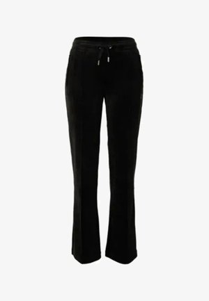 Juicy Couture, CHRISTINE CLASSIC VELOUR LOW RISE PANT - Pantaloni - black