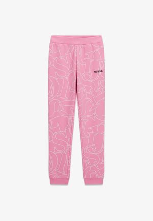 Guess, HOSE MIT ALL-OVER-LOGO - Pantaloni sportivi - rose