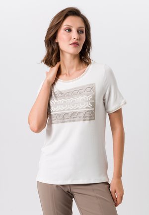 DAMEN - Print T-shirt - ecru