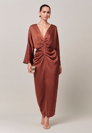 DELILIAH MIDI - Dolga obleka - rust