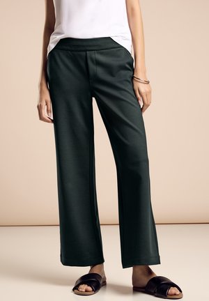 WIDE LEG - Trousers - grün