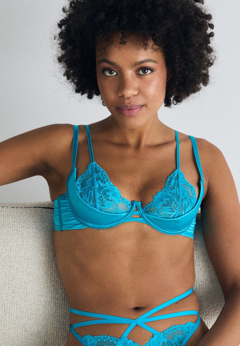 Hunkemöller - ELLIE - Underwired bra - blue, Enlarge