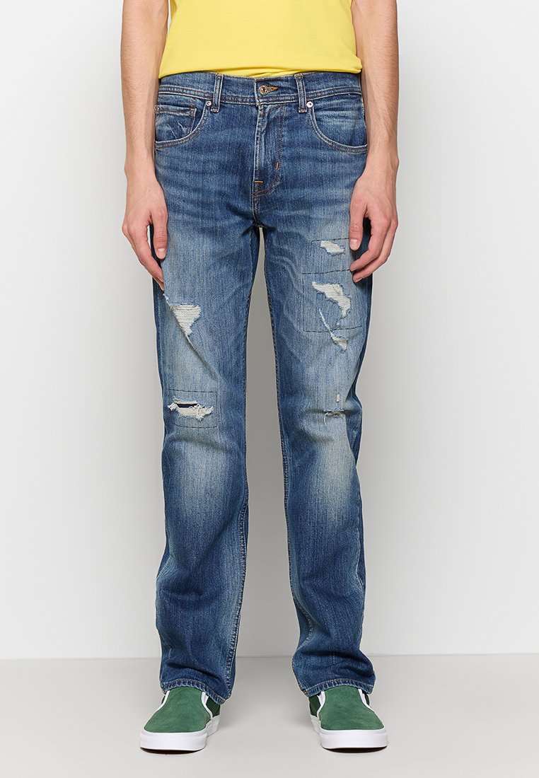 7 For All Mankind Straight leg jeans blauw