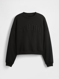 GAP STUDIO LOGO CREW - Sweatshirt - true black