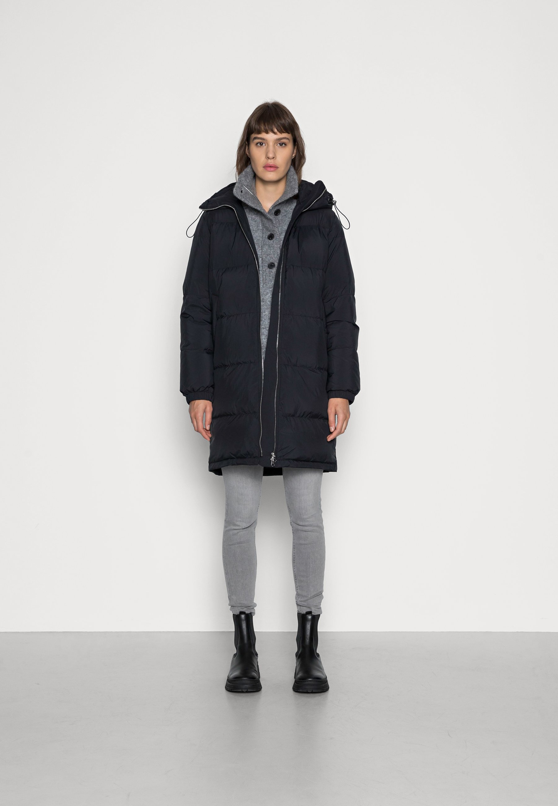 ARKET Down coat - black - Zalando.co.uk