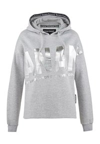 Bruno Banani MIT GROSSEM SCHRIFTZUG CHANG - Luvtröja - grau melange