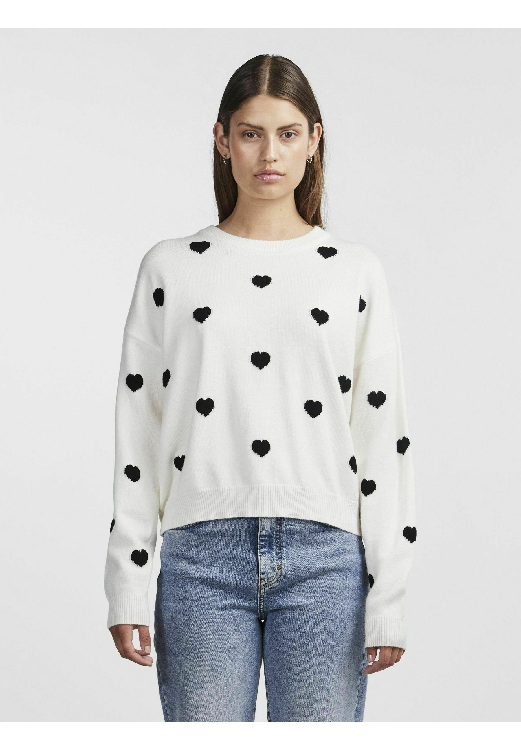 PIECES Damen Strickpullover PCSIA - Dänisches Design