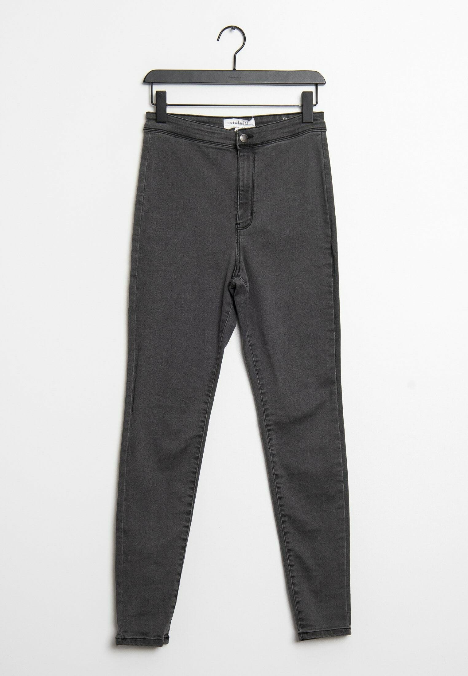 Violeta by Mango Vaqueros rectos - grey/gris - Zalando.es